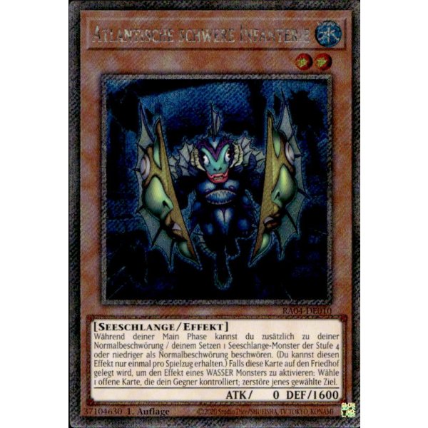 Atlantische schwere Infanterie RA04-DE010 (Platinum Secret Rare)