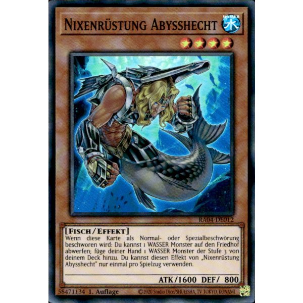 Nixenr&uuml;stung Abysshecht RA04-DE012 (Super Rare)