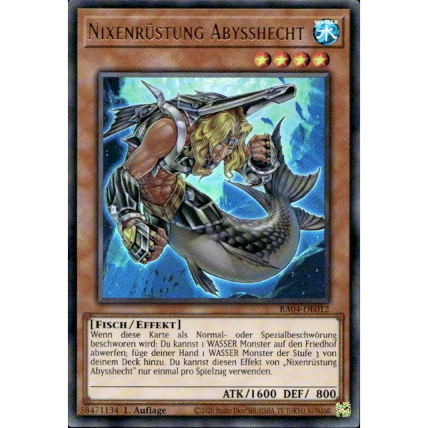 Nixenr&uuml;stung Abysshecht RA04-DE012 (Ultra Rare)