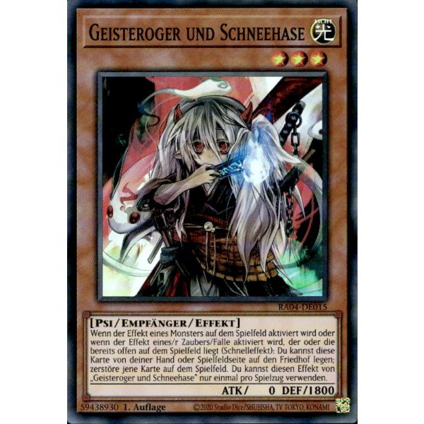 Geisteroger und Schneehase RA04-DE015 (Super Rare)