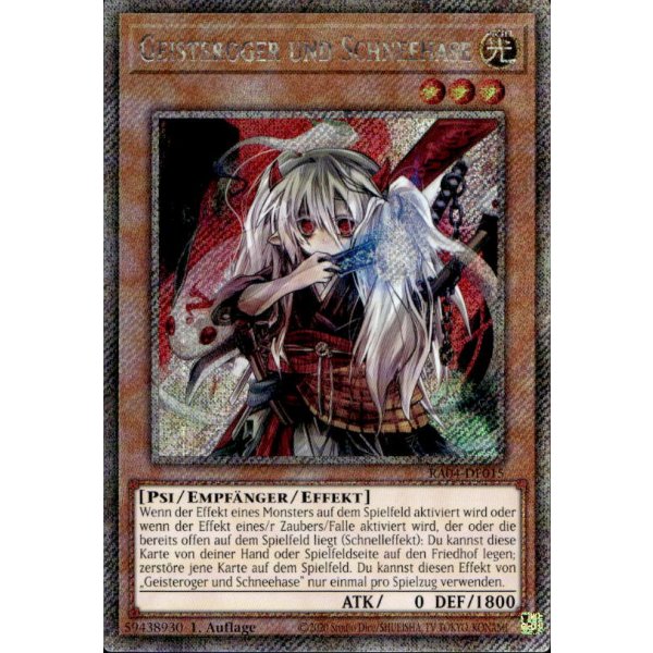 Geisteroger und Schneehase RA04-DE015 (Platinum Secret Rare)