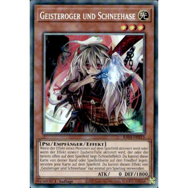 Geisteroger und Schneehase RA04-DE015 (Collectors Rare)
