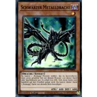 Schwarzer Metalldrache RA04-DE016 (Super Rare)