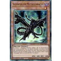 Schwarzer Metalldrache RA04-DE016 (Ultimate Rare)