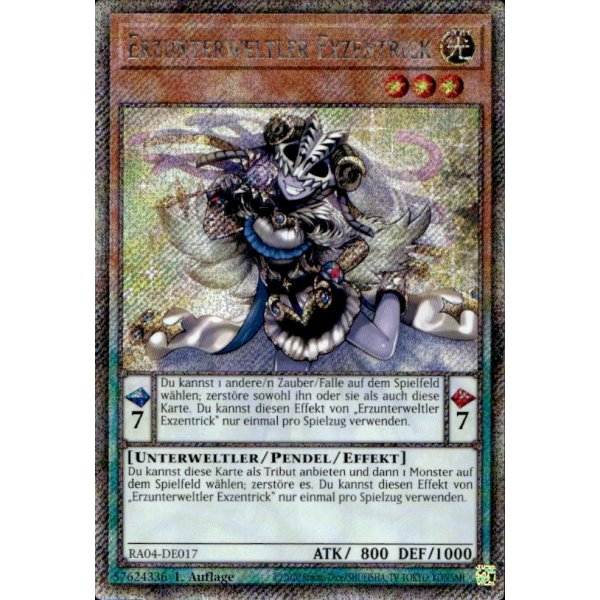 Erzunterweltler Exzentrick RA04-DE017 (Platinum Secret Rare)