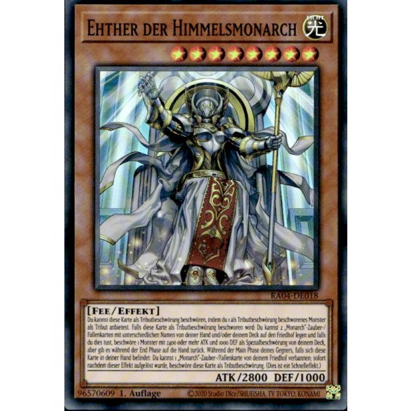 Ehther der Himmelsmonarch RA04-DE018 (Super Rare)