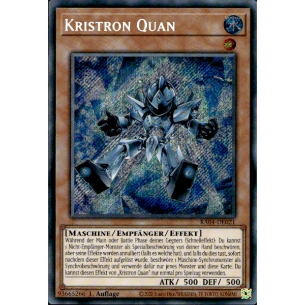 Kristron Quan RA04-DE021 (Secret Rare)