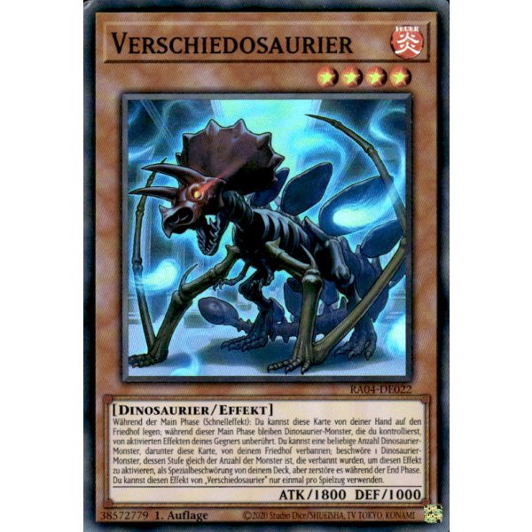 Verschiedosaurier RA04-DE022 (Super Rare)