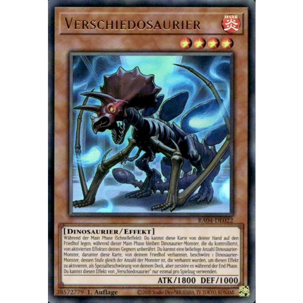 Verschiedosaurier RA04-DE022 (Ultra Rare)