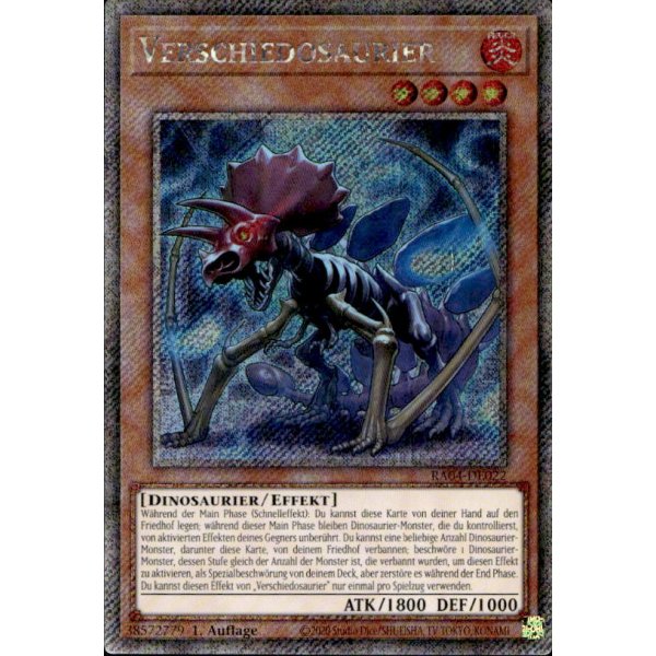Verschiedosaurier RA04-DE022 (Platinum Secret Rare)