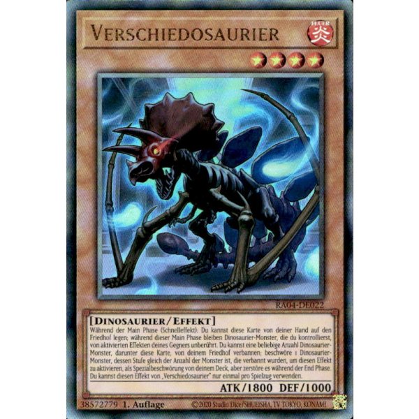 Verschiedosaurier RA04-DE022 (Ultimate Rare)