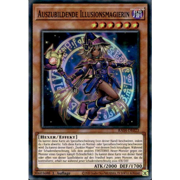 Auszubildende Illusionsmagierin RA04-DE023 (Super Rare)