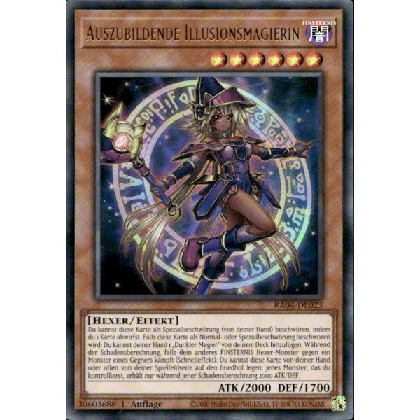 Auszubildende Illusionsmagierin RA04-DE023 (Ultra Rare)