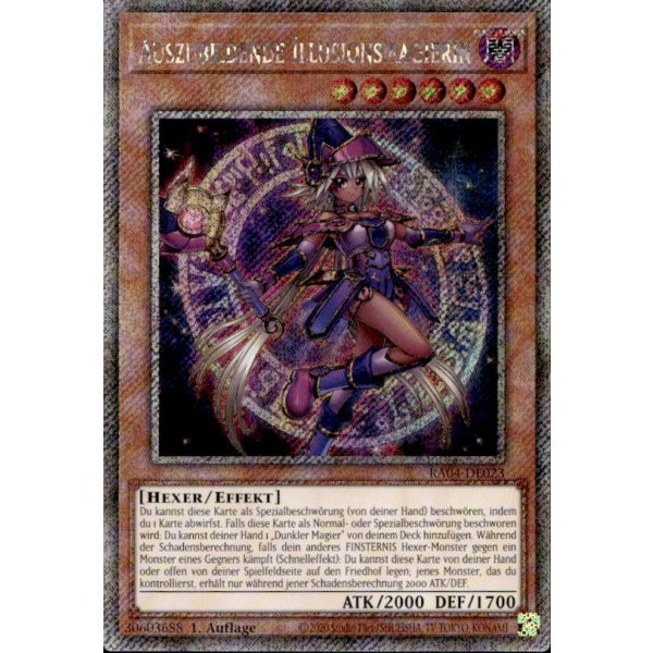 Auszubildende Illusionsmagierin RA04-DE023 (Platinum Secret Rare)