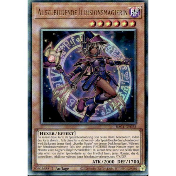 Auszubildende Illusionsmagierin RA04-DE023 (Ultimate Rare)