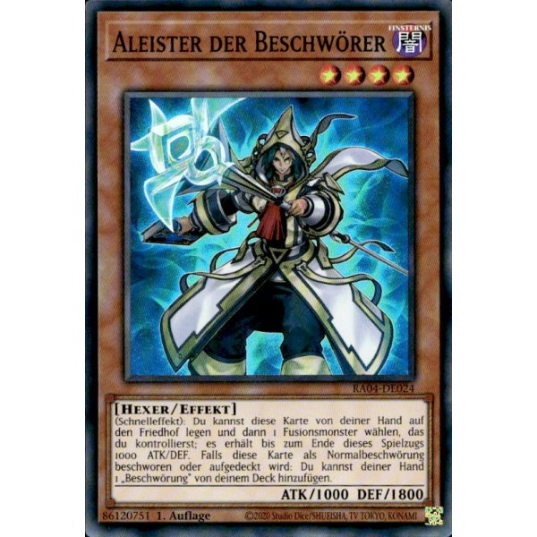 Aleister der Beschw&ouml;rer RA04-DE024 (Super Rare)
