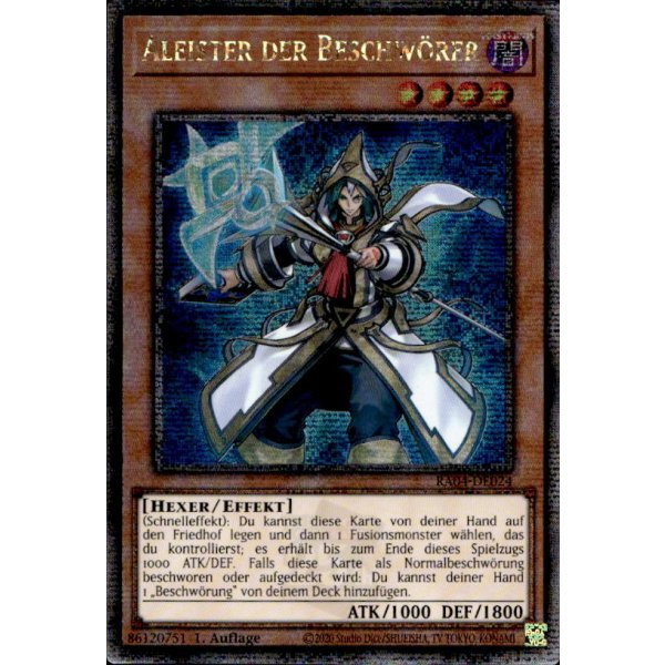 Aleister der Beschw&ouml;rer RA04-DE024 (Quarter Century Secret Rare)