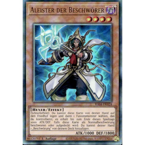 Aleister der Beschw&ouml;rer RA04-DE024 (Ultimate Rare)