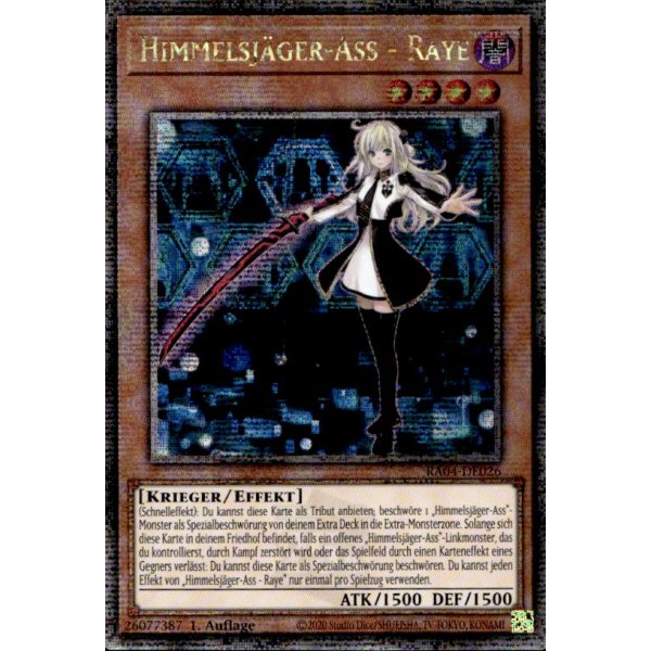 Himmelsj&auml;ger-Ass - Raye RA04-DE026 (Quarter Century Secret Rare)
