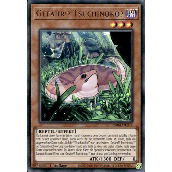 Gefahr!? Tsuchinoko? RA04-DE027 (Ultra Rare)