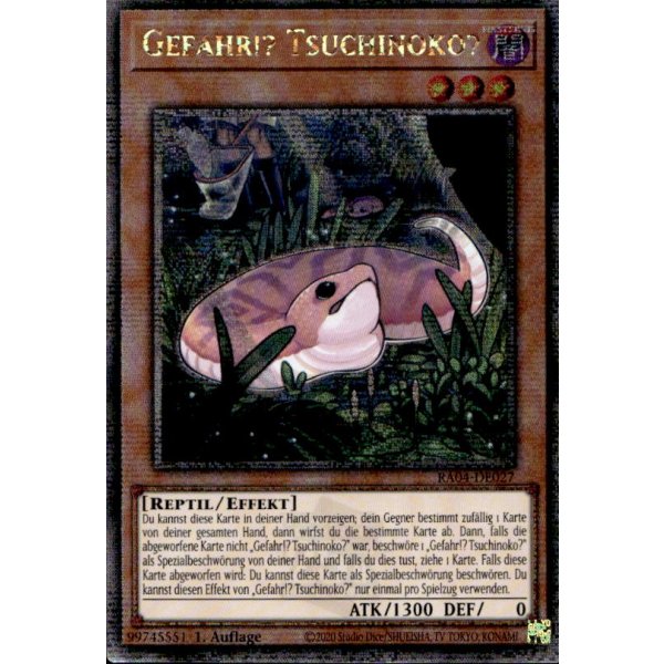 Gefahr!? Tsuchinoko? RA04-DE027 (Quarter Century Secret Rare)