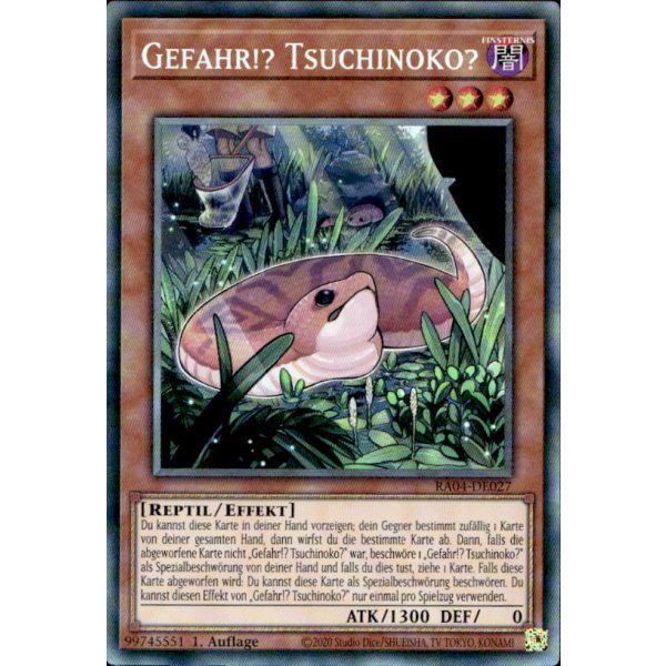 Gefahr!? Tsuchinoko? RA04-DE027 (Collectors Rare)