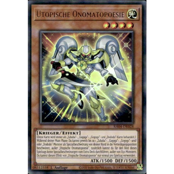 Utopische Onomatopoesie RA04-DE028 (Ultra Rare)