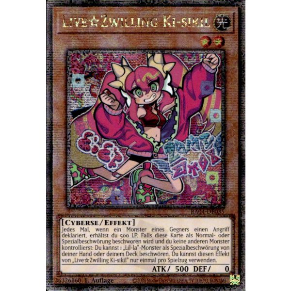 LiveTwin Ki-sikil RA04-DE035 (Quarter Century Secret Rare)
