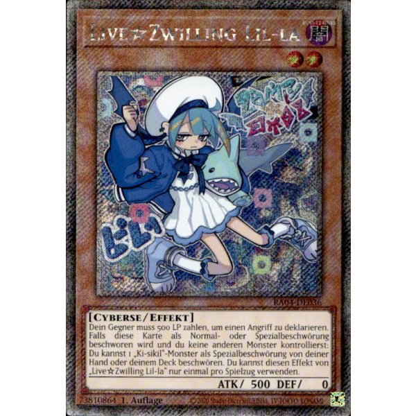 LiveTwin Lil-la RA04-DE036 (Platinum Secret Rare)