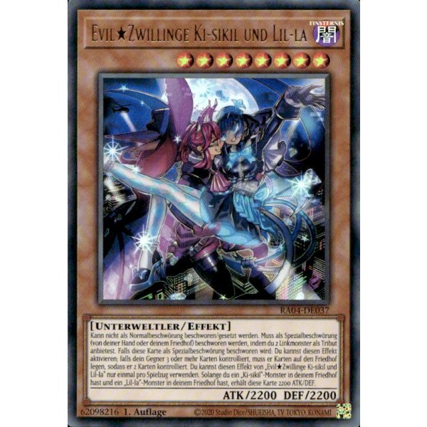 EvilTwins Ki-sikil &amp; Lil-la RA04-DE037 (Ultra Rare)