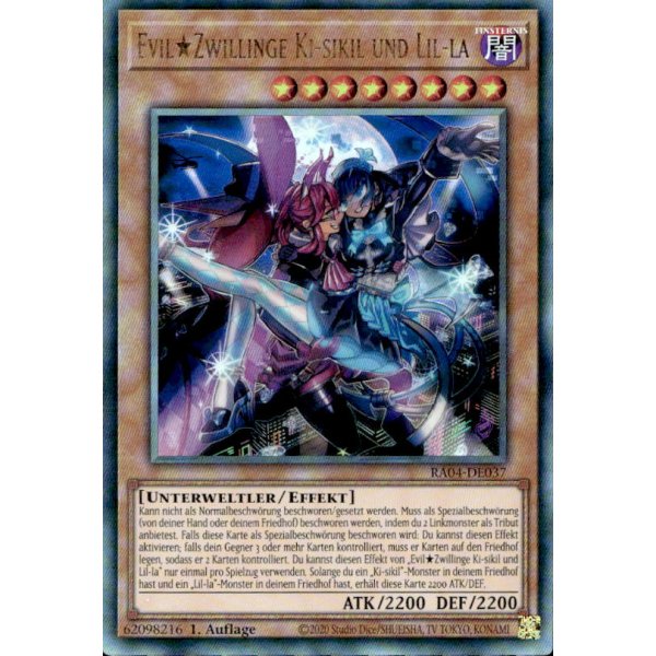 EvilTwins Ki-sikil &amp; Lil-la RA04-DE037 (Ultimate Rare)