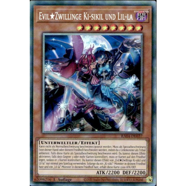 EvilTwins Ki-sikil &amp; Lil-la RA04-DE037 (Collectors Rare)