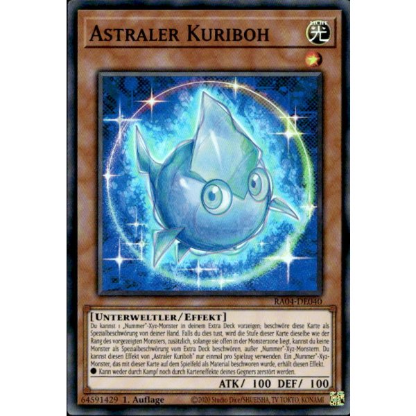 Astraler Kuriboh RA04-DE040 (Super Rare)