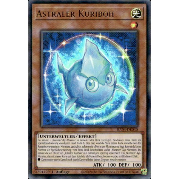 Astraler Kuriboh RA04-DE040 (Ultra Rare)