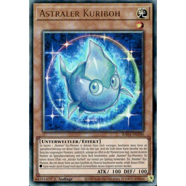 Astraler Kuriboh RA04-DE040 (Ultimate Rare)