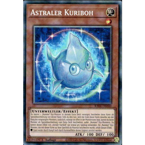Astraler Kuriboh RA04-DE040 (Collectors Rare)