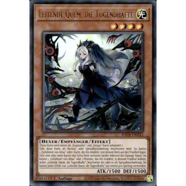 Leitende Quem, die Tugendhafte RA04-DE043 (Ultra Rare)