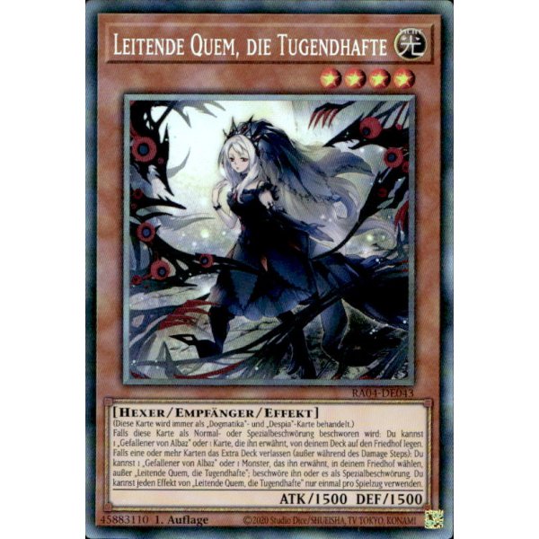 Leitende Quem, die Tugendhafte RA04-DE043 (Collectors Rare)