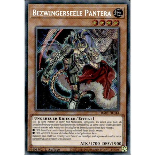 Bezwingerseele Pantera RA04-DE044 (Secret Rare)