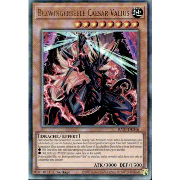 Bezwingerseele Caesar Valius RA04-DE046 (Ultimate Rare)