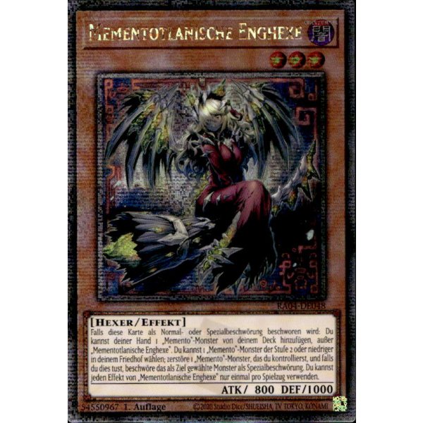 Mementotlanische Enghexe RA04-DE048 (Quarter Century Secret Rare)
