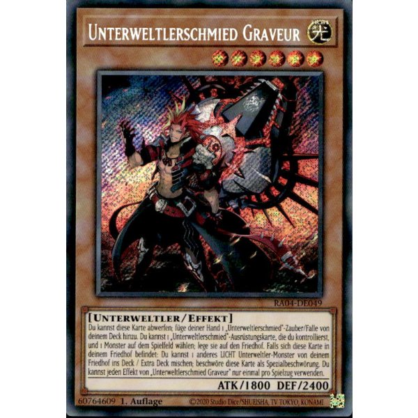 Unterweltlerschmied Graveur  RA04-DE049 (Secret Rare)