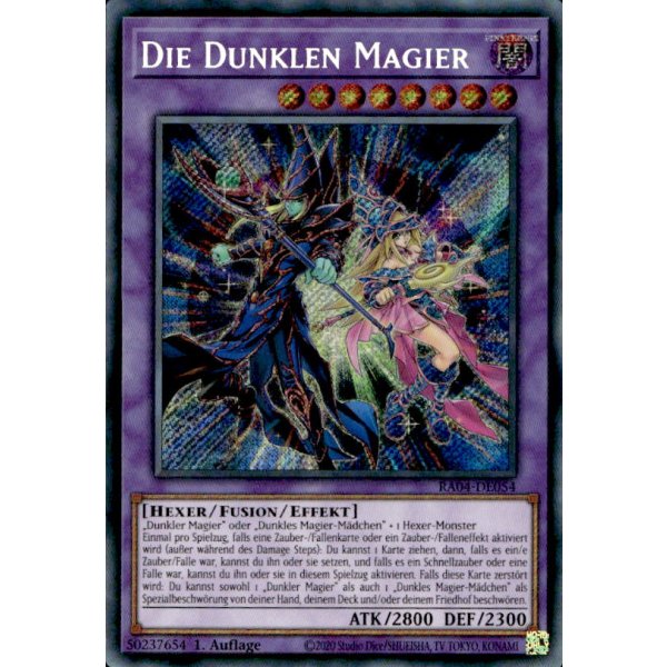 Die Dunklen Magier RA04-DE054 (Secret Rare)