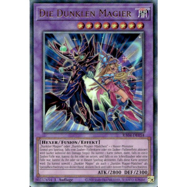Die Dunklen Magier RA04-DE054 (Ultimate Rare)