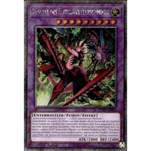 Desirae des Unterweltlerschmieds RA04-DE056 (Platinum Secret Rare)