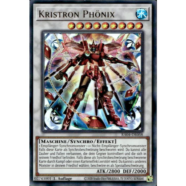 Kristron Ph&ouml;nix RA04-DE058 (Ultra Rare)