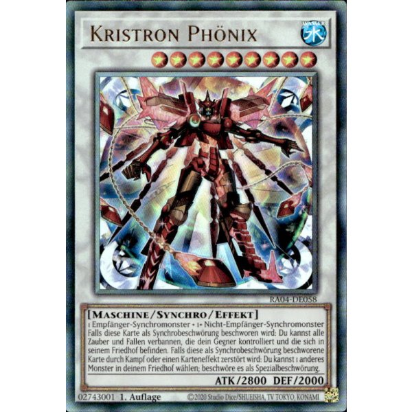 Kristron Ph&ouml;nix RA04-DE058 (Ultimate Rare)