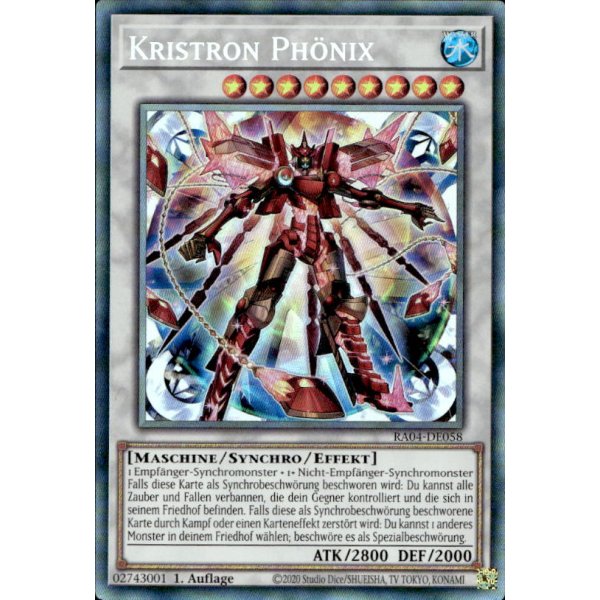 Kristron Ph&ouml;nix RA04-DE058 (Collectors Rare)