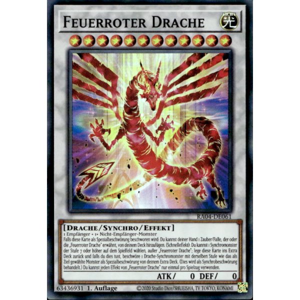 Feuerroter Drache RA04-DE061 (Super Rare)