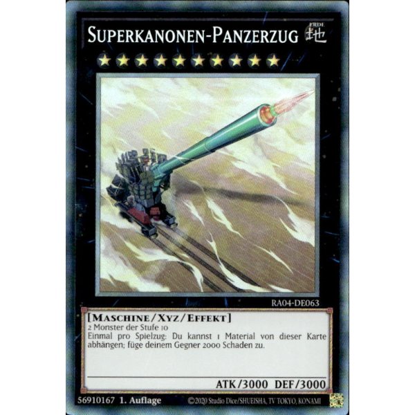 Superkanonen-Panzerzug RA04-DE063 (Collectors Rare)